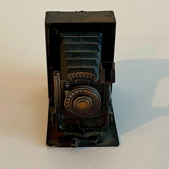 Vintage Brass Camera Pencil Sharpener - Picture 1 of 8